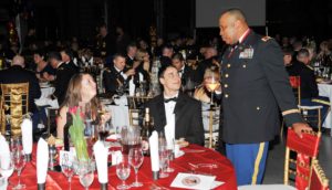 A large military event hosted by King's Korner catering in Richmond, VA